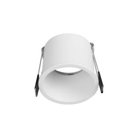 M9232  Malt GU10 Downlight Round, 1 x GU10 (Max 12W), White, Cut Out: 60mm, Lampholder Included